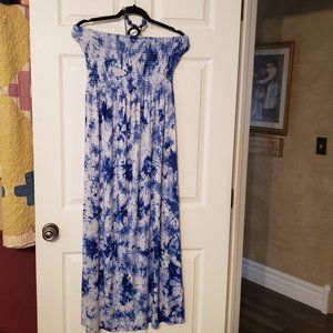 Beautiful Halter Bead Accent Dress